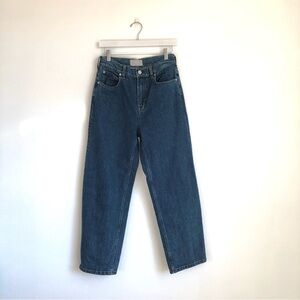 Everlane The Way High Organic Cotton Jeans | Indigo Blue, Size 28 Regular